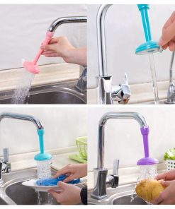 Silicone Kitchen Shower Splash Faucet – 360° Rotating Water Saving Tap Nozzle