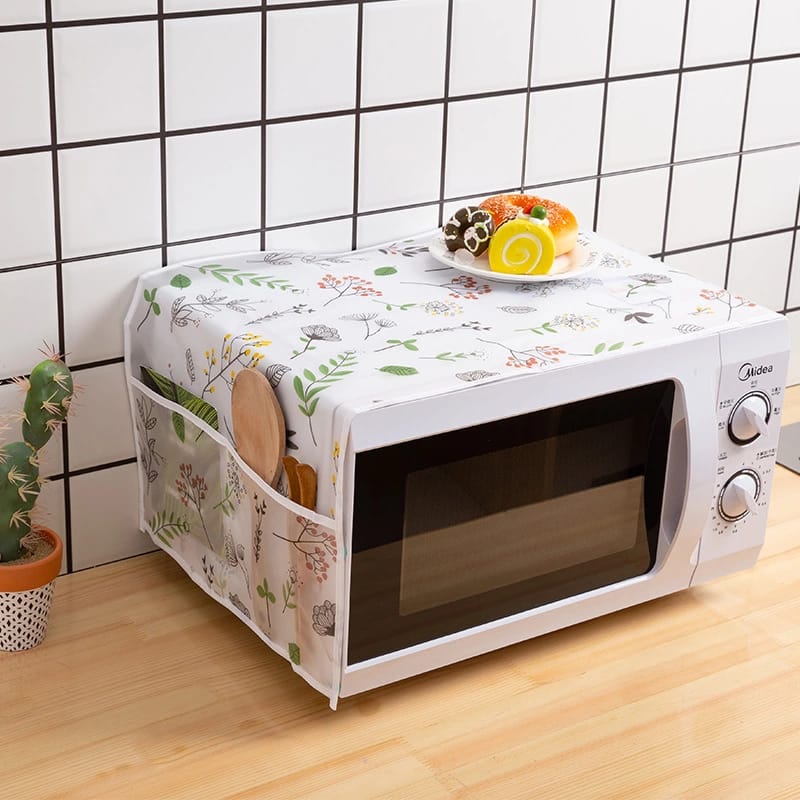Microwave Oven Cover Waterproof Dust Proof Kitchen Protector