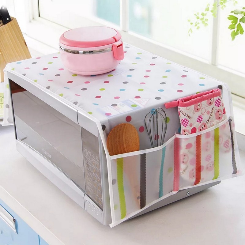 Microwave Oven Cover Waterproof Dust Proof Kitchen Protector - Image 2