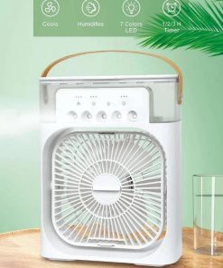 Alternative view of Multifunction Water Spray Mist Fan Air Cooler – Portable USB Electric Cooling Fan