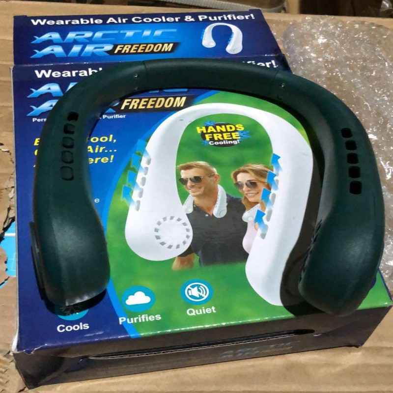 Rechargeable Portable Hanging Neck Fan – Hands Free Personal Cooling Fan - Image 3