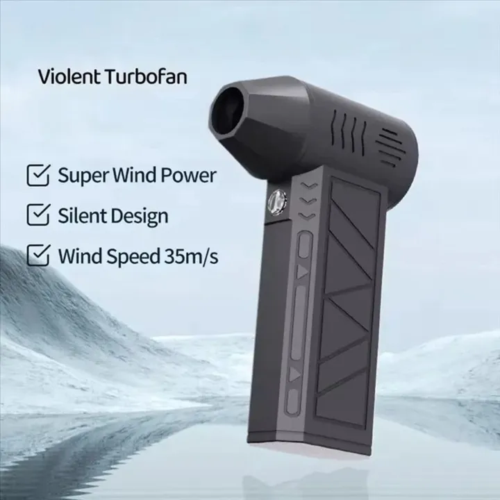 Cordless Air Duster Turbo Blower – Mini Jet Fan with Brushless Motor for Car & Electronics Cleaning - Image 2