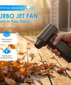 Cordless Air Duster Turbo Blower – Mini Jet Fan with Brushless Motor for Car & Electronics Cleaning