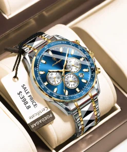 Alternative view of Luxury Stainless Steel Men’s Watch | Premium Fashion Wrist Watch